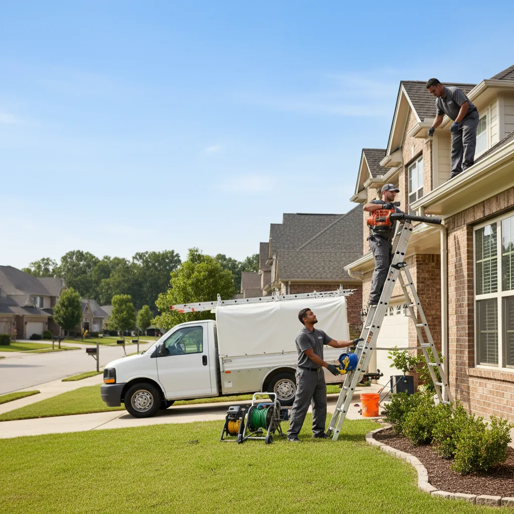 Home Gutter Service in Normangee, TX near me